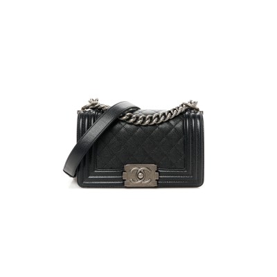 CHANEL MASTER CAVIAR QUILTED SMALL BOY FLAP A67085 (20*12*8cm)